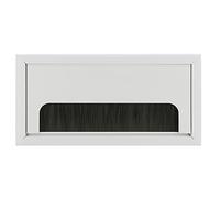 TYCIONG Passe-câble de Bureau, Couvercle de Trou de Cordon en Alliage D'aluminium pour Bureau D'ordinateur, avec Organisateur de Câbles pour L'école de à Domicile