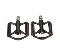 TYCIONG Pédale de Vélo à Axe en Titane à 3 Roulements, Corps en Fibre de Carbone, Pédale Légère avec Conception Creuse, Stable et Durable, pour Les Cyclistes de VTT et de Route, Poids de 7,9 Oz
