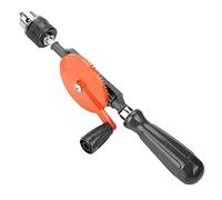 TYCIONG Perceuse à Manivelle Mini Perceuse Manuelle avec Double Pignon pour Bois et Plastique, Matériau en Acier de Haute qualité, Convient aux Amateurs de Travail du Bois, Couleur Aléatoire (3/8