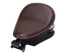 TYCIONG Plaque de Base de Protection en Acier pour Siège de Moto Robuste, pour les Propriétaires de Motos Rétro (Brun)