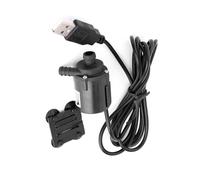 TYCIONG Pompe de Refroidissement à Eau Refroidie 12 × 8 × 2 6v 150l, Moteur Submersible sans Balais, Pompe de Refroidissement USB pour Aquarium Submersible