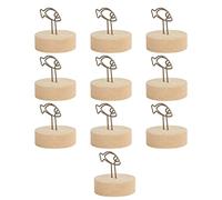 TYCIONG Porte-numéro de Table en Forme de Poisson, 10 Pièces, Clips Durables pour Cartes de Visite, pour Mariage, Fête de Noël et Plus Encore, Cerise Chinoise, Fer
