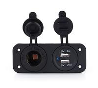 TYCIONG Répartiteur allume-cigare double USB 12 V pour chargeur de voiture, activités de plein air