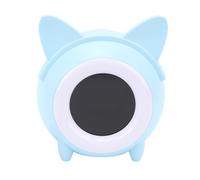 TYCIONG Réveil pour Entraîneur de Sommeil, Veilleuse, Machine Sonore pour Tout-petits, Chat Mignon Bleu, Matériau ABS