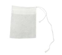 TYCIONG Sachets D'infuseur à thé Non Tissés avec Cordon de Serrage, 500 Pièces, pour thé en Feuilles Mobiles, Médecine Chinoise