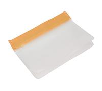 TYCIONG Sacs de Conservation des Aliments Réutilisables, Matériau PEVA étanche à Double Fermeture éclair, Conception Translucide pour Les Déjeuners de Collations aux Légumes, avec Lavage à (Orange