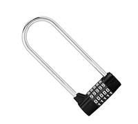 TYCIONG Serrure à Code de Mot de Passe en Alliage de Zinc, Cadenas de Porte D'armoire Extra Long pour un Stockage sécurisé (Noir)