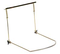 TYCIONG Support D'harmonica en Caoutchouc Confortable, Attelle de Cou pour la stabilité en or, Accessoires pour Instruments à Vent (24 trous d'or)