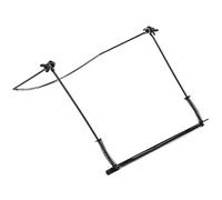 TYCIONG Support D'harmonica en Caoutchouc Confortable, Attelle de Cou pour la stabilité en or, Accessoires pour Instruments à Vent (24 trous noir)