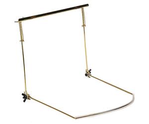 TYCIONG Support D'harmonica en Caoutchouc Confortable, Attelle de Cou pour la stabilité en or, Accessoires pour Instruments à Vent (24 trous d'or)
