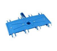 TYCIONG Tête D'aspirateur de Piscine, Corps élastique pour Nettoyer Le de L'étang de Piscine, avec Roues et Poignée Amovible, Matière Plastique ABS