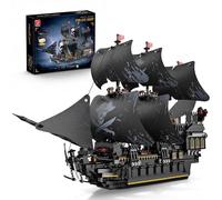 TYCOLE Black Pearl Bateau Pirate Jouets Construction Ensemble Lumières Modèle Bateau Créatif Cadeaux Anniversaire Garçons Filles Adultes Enfants 8+, Décoration Maison Bureau 2288 Pièces