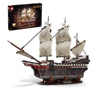 TYCOLE Kit de blocs de vaisseau pirate avec lumière - Modèle de vaisseau Mayflower, décoration maison & bureau pour amateurs de pirates, cadeau d'anniversaire & Noël (adultes/garçons 8-14 ans)