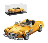 TYCOLE Super Sports Car Building Block Set avec vitrine, kits de construction de voitures de course, modèle de voiture de collection, cadeau d'anniversaire de Noël pour adultes et enfants (313 pièces)