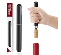 Tycoonest 2-en-1 Tire Bouchon Pompe à Air avec Coupe-Capsule, Ouvre Bouteille à Pression d'air, Portable Décapsuleur pour Sommelier, Amateurs de Vin, Voyage, Maison, Restaurant