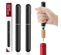 Tycoonest 2-en-1 Tire Bouchon Pompe à Air avec Coupe-Capsule, Ouvre Bouteille à Pression d'air, Portable Décapsuleur pour Sommelier, Amateurs de Vin, Voyage, Maison, Restaurant (2 pièces)