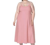 Tycoonest Chemise de nuit sans manches pour femme, vêtements de nuit grande taille, vêtements de nuit, chemise de nuit, jersey doux et confortable, vêtements de nuit amples pour l'été, rose, XXXXXXL