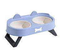 TyCylKu Bols Surélevés pour Chat Gamelle d'eau sur Support Anti-Vomissement