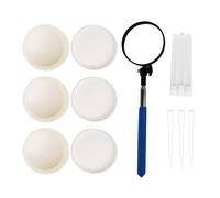 TyCylKu Capteur d'échantillons d'urine pour chien, collecteur d'urine télescopique à long manche, bâton réutilisable, kit de test de pipi de grossesse pour chiens femelles de petite et grande taille