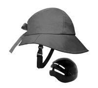 TyCylKu Casque De Vélo en Forme De Chapeau | Chapeau Pare-Large Bord | Casque sécurité Cycliste | pour Femmes Hommes Cyclistes Urbains Trajets Quotidiens Balades Loisirs Décontractés Plage Conduite