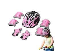 TyCylKu Casque et Coussinets pour Tout-Petits - Ensemble de Protection d'extérieur pour | Kit de Casque et Coussinets Multifonctions pour de 5 à 10 Ans pour Sports de Plein air, vélo