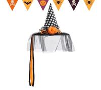 TyCylKu Chapeau de sorcière pour Halloween, costume de sorcière classique, accessoire de fête pour adultes, extérieur, cour, maison, bar, cosplay
