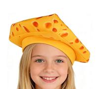 TyCylKu Chapeau Déguisement Fromage,Amusant Doux Nouveauté Réaliste Fournitures De Festival,Chapeau Fromage Pour Adulte | Pour Fêtes Halloween Noël Cosplay Jardin Quotidien Hiver Extérieur