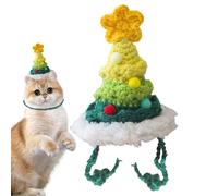 TyCylKu Chapeaux pour chiens, couvre-chef réglable et lavable pour sapin de Noël - Chapeau pour chiot | Pour fête d'anniversaire, Halloween, hiver, usage quotidien, chat, petits animaux