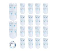 TyCylKu Chaussures jetables pour chien - S/M/L - Protection des pattes - Pour toutes saisons - Imperméables - Respirantes et résistantes aux rayures - Pour les activités de plein air