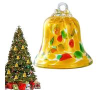 TyCylKu Cloches pour Sapin | Décorations De Maison en Verre Esthétiques,Cloches en Verre pour La Décoration De L Arbre De Noël - pour Intérieur Extérieur Mur Porte Fenêtre Cheminée Chambre Salon