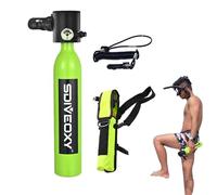 TyCylKu DAWCBVJQ 0.5L Petite Bouteille De Plongee Bouteille De Plongée Rechargeable Mini Réservoir De Plongées 6-12 Minutes Bouteilles D'oxygène sous-Marine Ensemble pour L'Observation des Fonds