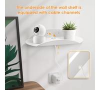 TyCylKu Étagères Flottantes en Acrylique | 2 pièces étagère de Rangement Murale - Petit Support pour | pour Photos Œuvres d'art Trophées Chambre d'enfant Cuisine Salle De Bain Salon Maquillage