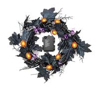 TyCylKu Guirlande Lumineuse Halloween - Luminaire Décoratif Mur,8 Modes Étanche Alimenté par Piles Guirlande Décorative pour Salon Mur Cheminée Balcon Décorations Intérieur et Extérieur