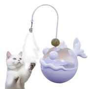 TyCylKu Jouet De Nourriture Puzzle pour Chats | Jeu Stimulant À La Cataire pour Chats D'Intérieur | Jeu D'Entraînement Alimentaire pour Exercice,pour Jouets Intérieur Extérieur Temps
