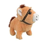 TyCylKu Jouet en Peluche Cheval Doudou | Électrique Douce et Réconfortante,Peluche Animale Douce - pour Chambre à Coucher Bureau Voiture Canapé Lit Collectionneurs Jeu Coucher Nursery Voyage