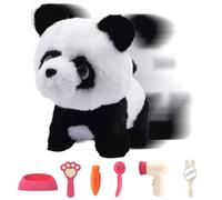 TyCylKu Jouet Panda Interactif pour Enfant Peluche Éducative avec Son | Panda Électronique Interactif Pour Les Garçons Et Les Filles À Partir De 3 Ans Pour Anniversaire Noël Pâques