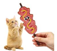 TyCylKu Jouets D'Enrichissement pour Chat,Accessoire de Dentition en loofah - Petit Distributeur De Friandises Forme Croquette | Petits Moyens Grands Voyage extérieur Chambre Cour Jardin