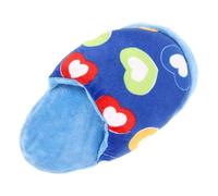 TyCylKu Jouets Grinçants pour Chien | Jeu calmant en Forme de Pantoufle pour Chien | Jouets en Peluche de Chiot en Dentition,pour Enrichissement, Exercice, Jeux d'Intérieur/Extérieur en Famille