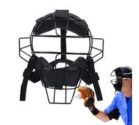 TyCylKu Masque de Receveur de Softball, Masque d'arbitre léger | d'attrape-Harnais réglable - Le d'arbitre de Baseball Traditionnel en Acier Creux à Ajustement Confortable Offre Une