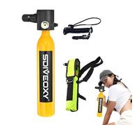 TyCylKu Mini réservoir de plongée de 0,5 l avec sac de rangement, design rechargeable, support de pompe à main, 6 à 12 minutes