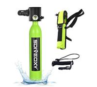 TyCylKu Mini réservoir de plongée de 0,5 l avec sac de rangement, design rechargeable, support de pompe à main, 6 à 12 minutes