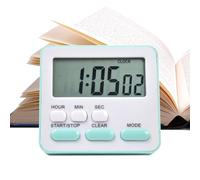 TyCylKu Minuterie Silencieuse - Petites Horloges Numériques | Minuterie avec Fonction Alarme 24 Heures - pour Adultes Étudiants Grillade Cuisson Réunion Cuisine Jeux en Salle de Classe