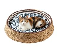 TyCylKu Nid pour Chat Doux, Confortable et pour Toutes Les Saisons | Lit chat en corde de coton tressée pour Races Petites à Grandes Salon Chambre à Coucher Garage Rebord de Fenêtre Balcon
