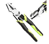 TyCylKu Outil de Dénudage de Câbles | Crimpeur de Câble Robuste 23 cm - Pince Multifonction,pour Travaux Électriques Électricien Maison Sertissage Rognage Cisaillage Fractionnement Serrage