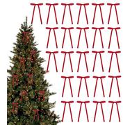 TyCylKu Papillon Velours Noël,5x7 Pouces Vintage pour Couronne en Velours - Lot Décorations Arbre Noël Mariage Couronne Guirlande Escalier Porte Fille Femme Fêtes
