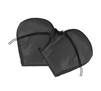 TyCylKu Poignées de guidon de moto - Housses de poignée de moto, imperméables, antidérapantes, aérées, tissu Oxford pour vélo, motoneige, quotidien, trajets électriques