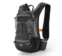 TyCylKu Sac à dos étanche emballée, sac à dos d'hydratation - 16L BACKPORT D'HYDRATION DE RAGNIE DE CAMPAGE DE VOYAGE AVEC LA VALER DE L'EAU,Sac de voyage de sport extérieur réfléchissant léger pour