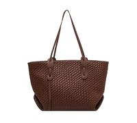 TyCylKu Sac de Plage Tressé - Sac À Main En Cuir Véritable Pour Femme | Grande Capacité Léger pour Filles Courses Voyage Piscine