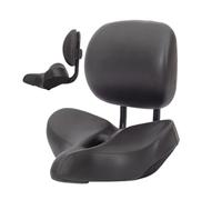 TyCylKu Selle de vélo avec Dossier - Selle de vélo Confortable surdimensionnée - Housse de Selle de vélo avec Gel - Selle Large pour vélo d'appartement, vélo électrique, vélo et vélo de Route