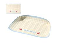 TyCylKu sous-Gamelle Chien sous-Main en Cuir PU étanche antidérapant | Tapis pour gamelles chien Chiots Chatons Petit Moyen Grand Intérieur Balcon Maison